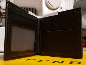 Black With Yellow FENDI Eyes Wallet