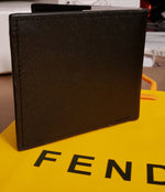 Black With Yellow FENDI Eyes Wallet