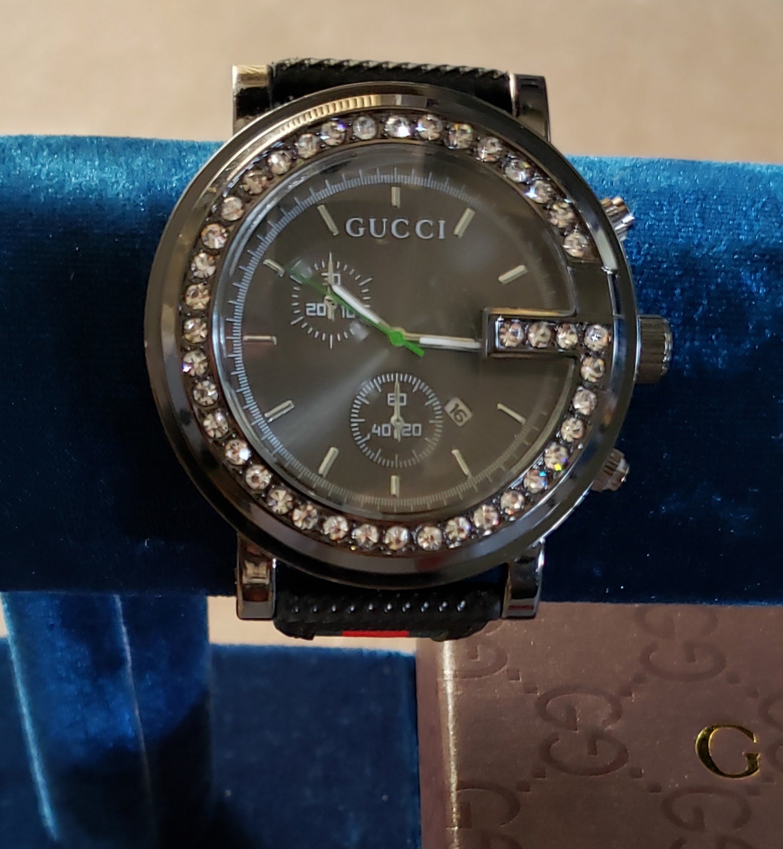 Black Diamond GUCCI Watch