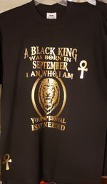 Black And Gold ZODIAC T Shirts