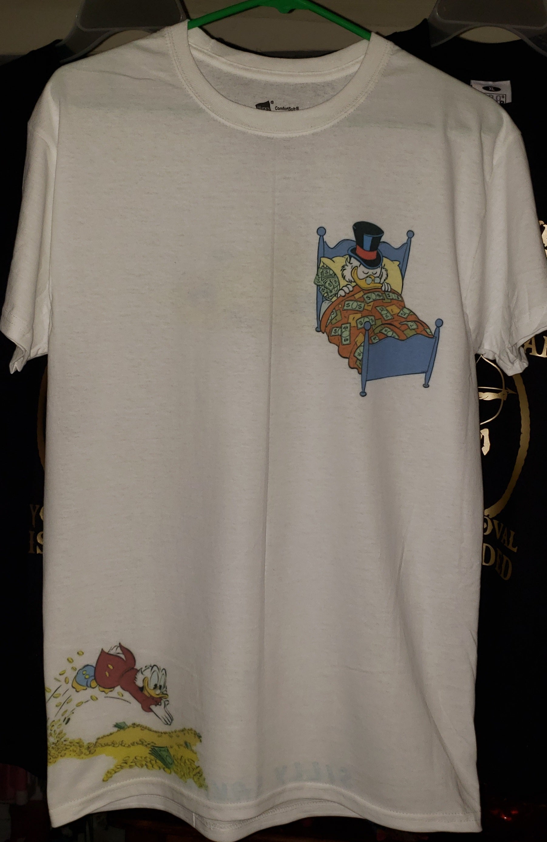 Scrooge McDuck Custom T Shirt