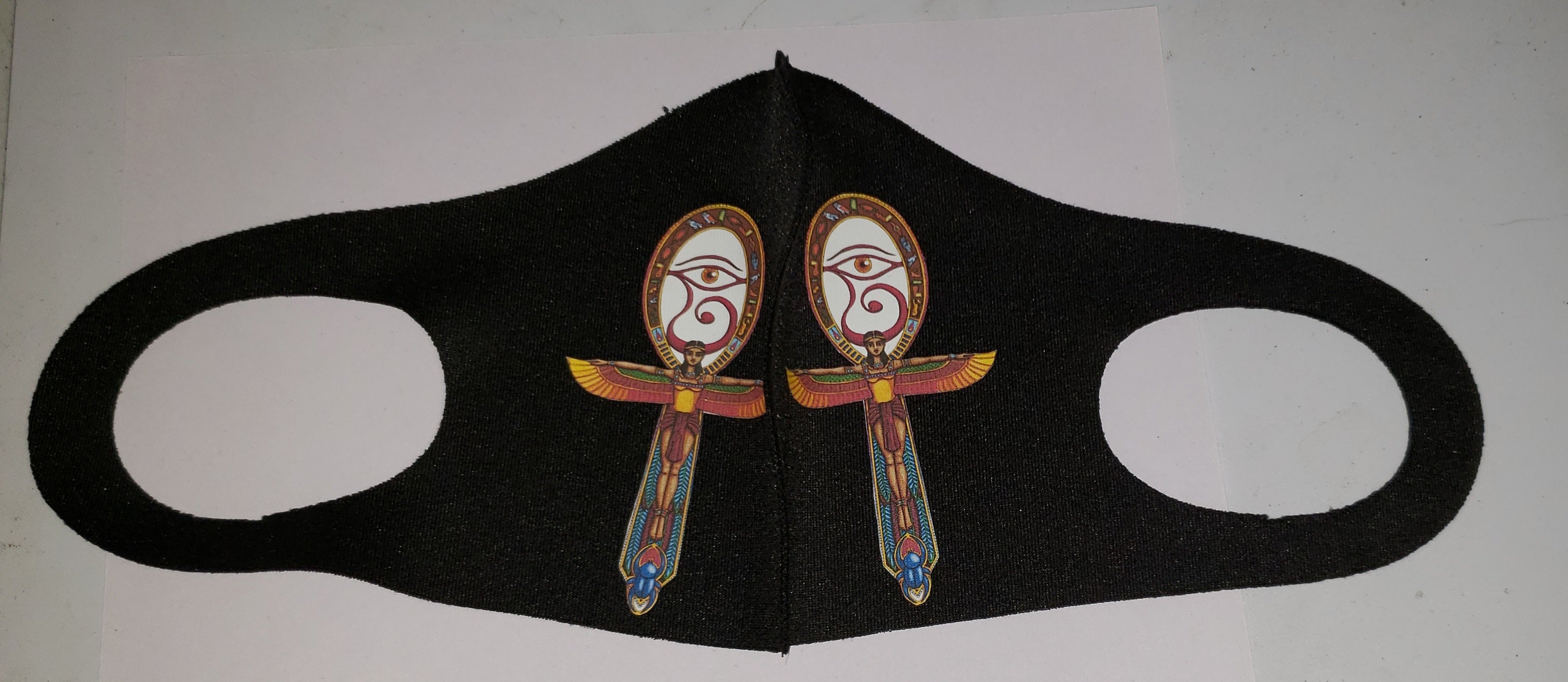 Adult Black Ankh Mask