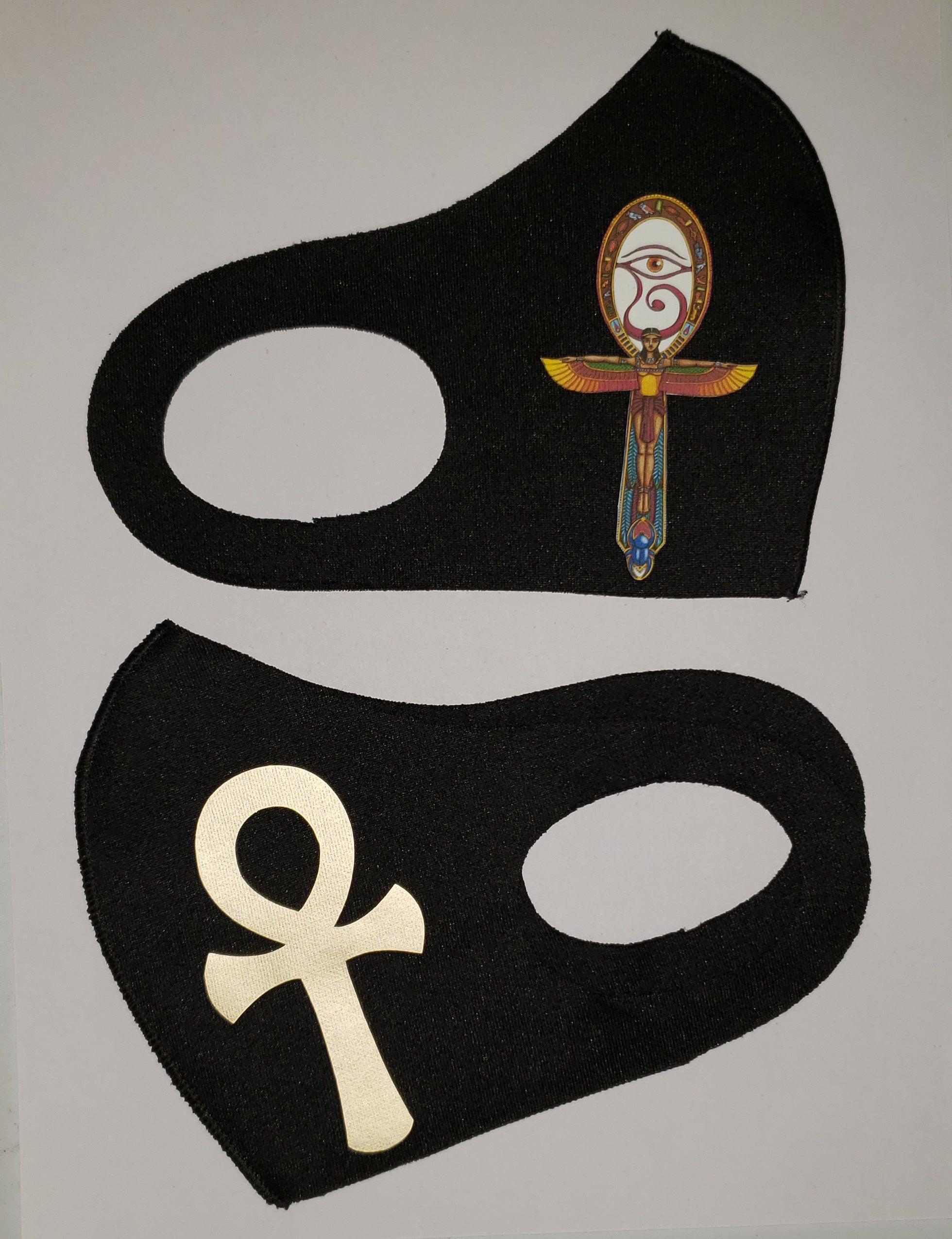 Adult Black Ankh Mask