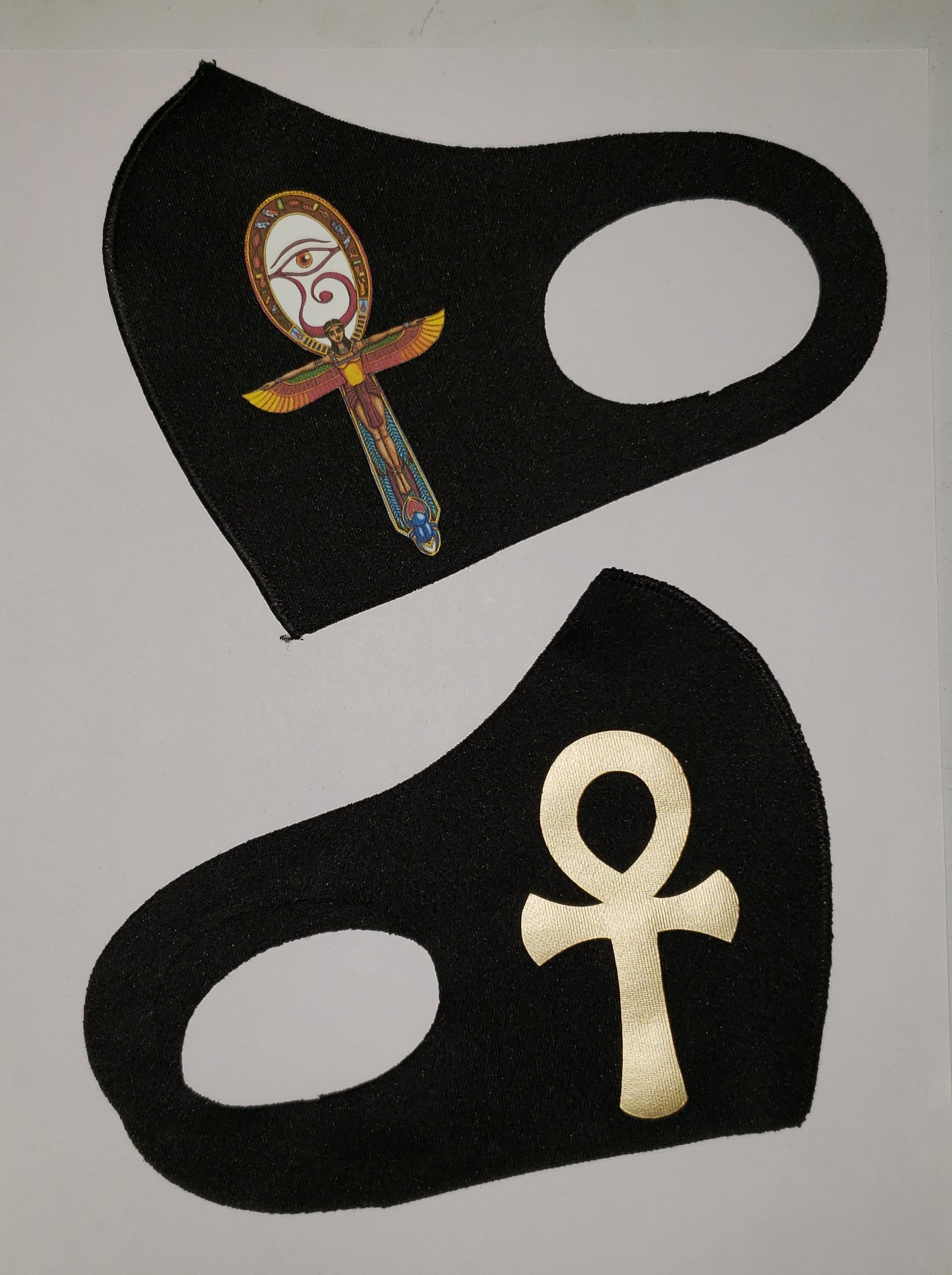 Adult Black Ankh Mask