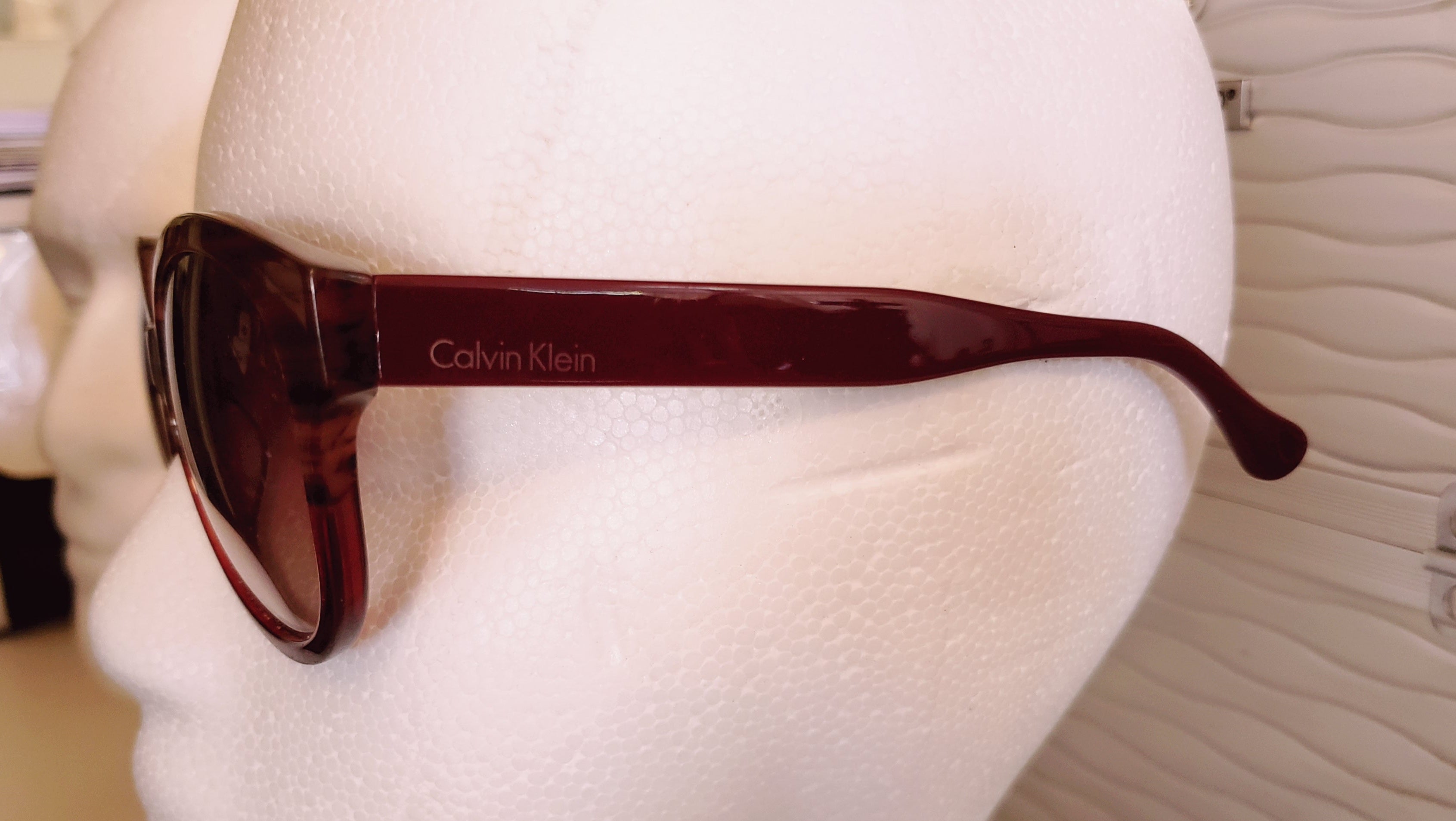 Havana Red Calvin Klein Women's Frames