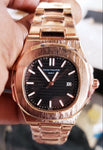 PATEK PHILIPPE Rose Gold Nautilus "PLAIN JANE"