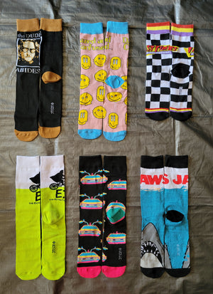 5 Pair Crew Sock Bundle (GET 1 FREE)