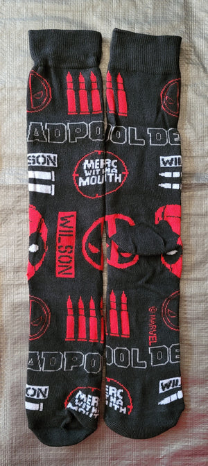 MARVEL DEADPOOL Crew Sox