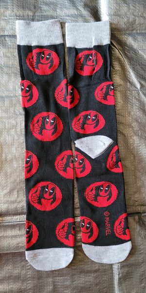 MARVEL DEADPOOL Crew Sox