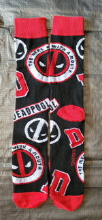 MARVEL DEADPOOL Crew Sox