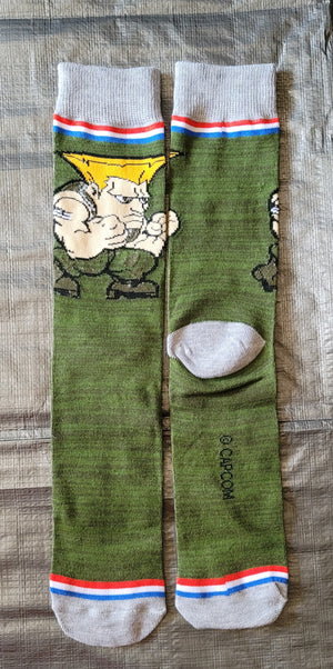 STREET FIGHTER 30th Anniversary Crew Sox