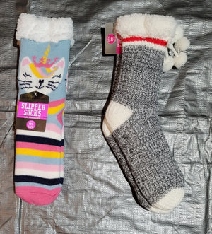 Fluffy Slipper Socks