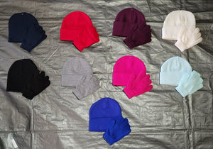 Small Size Beanies And Gloves Set