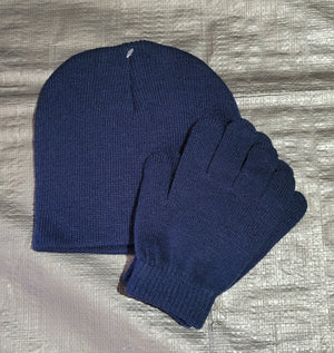 Small Size Beanies And Gloves Set