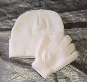 Small Size Beanies And Gloves Set