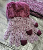 Extra Plush Beanie And Tech Touch Gloves