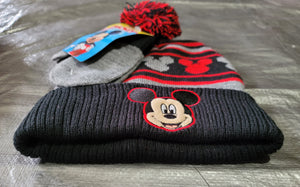 Childrens Character Beanie And Mittens Set Group 1