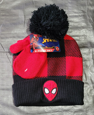 Childrens Character Beanie And Mittens Set Group 1