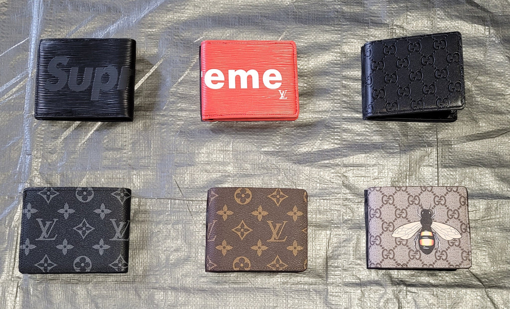 SUPREME, LOUIS VUITTON And GUCCI Wallets