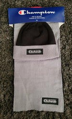 Men's CHAMPION Beanie And Scarf Set