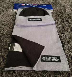 Men's CHAMPION Beanie And Scarf Set