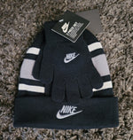 Big Kids NIKE Beanies With Gloves Sets