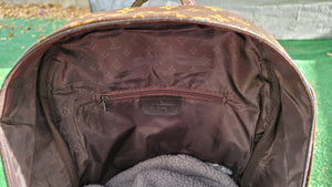 Brown And Gold Canvas LOUIS VUITTON Backpack