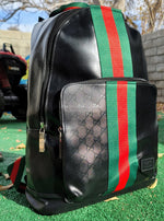 Leather/Canvas GUCCI Backpack