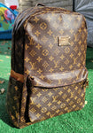 Brown And Gold Canvas LOUIS VUITTON Backpack