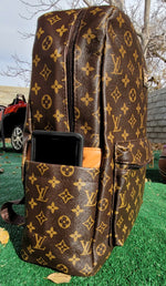 Brown And Gold Canvas LOUIS VUITTON Backpack