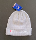 Light Gray CHAMPION Ribbed Beanie