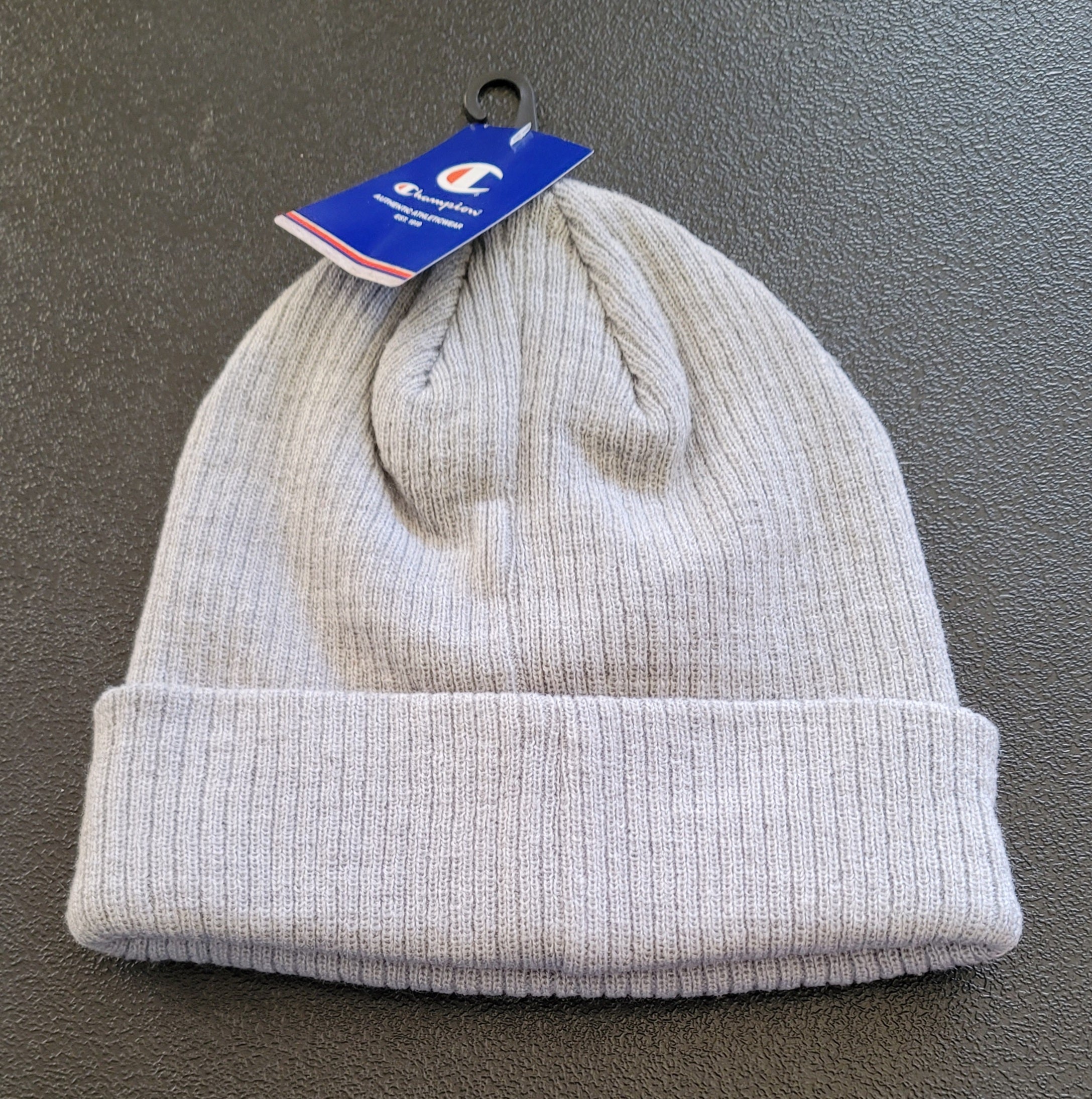 Light Gray CHAMPION Ribbed Beanie