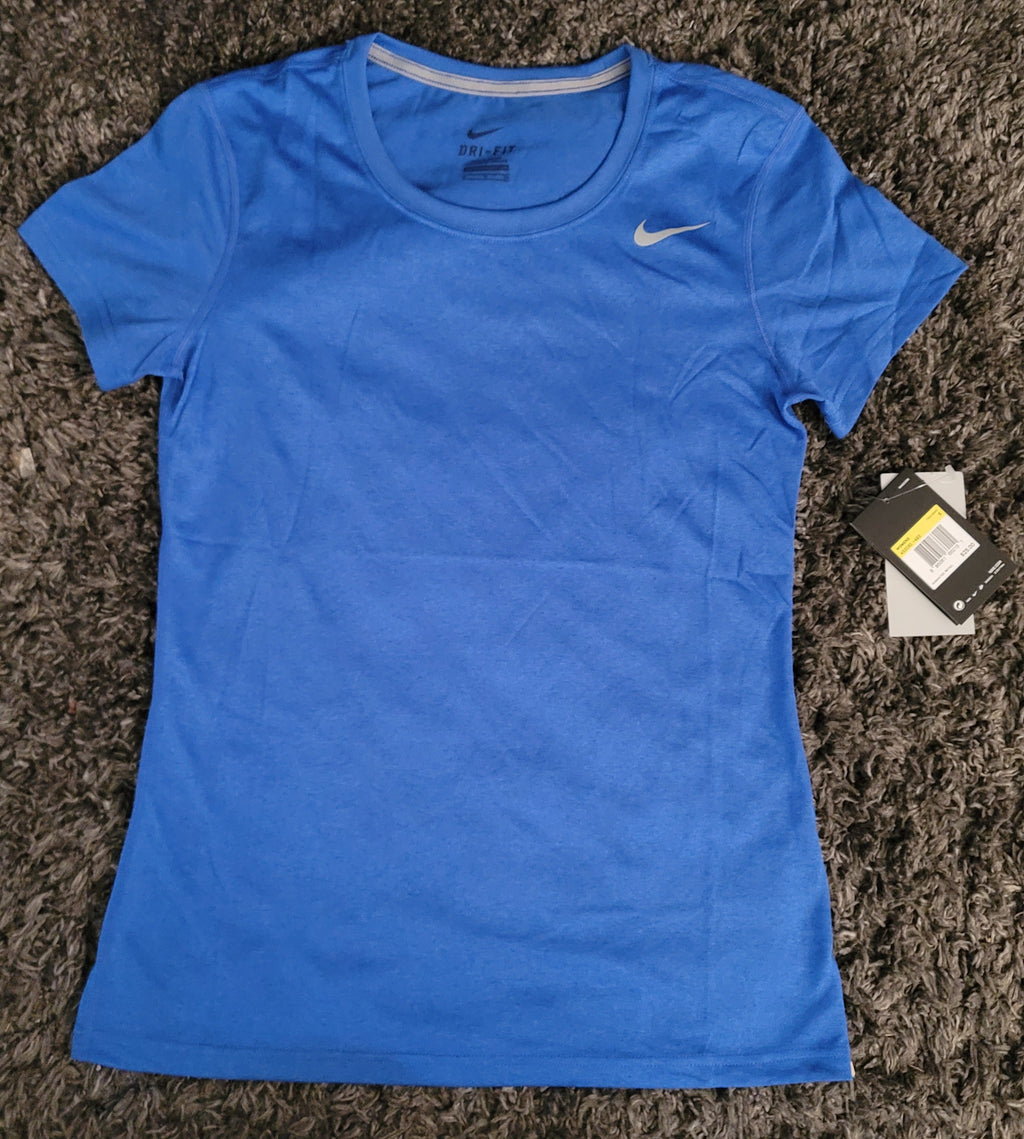 Womens Royal Blue NIKE DRI-FIT Shirt Size SMALL