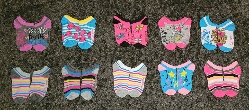 JoJo Siwa Kids Sox 7 PAIR For $10 SIZE 7-10