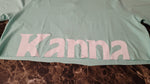 KAPPA Mint And Pink Crop Top