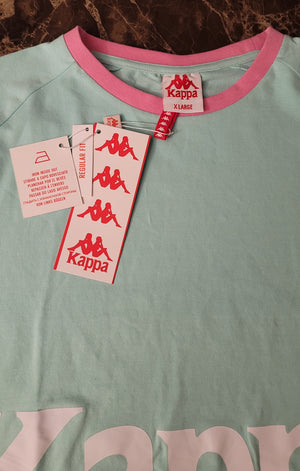 KAPPA Mint And Pink Crop Top