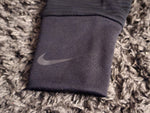 Black Ribbed NIKE Crewneck Sweater With Pockets Size SMALL