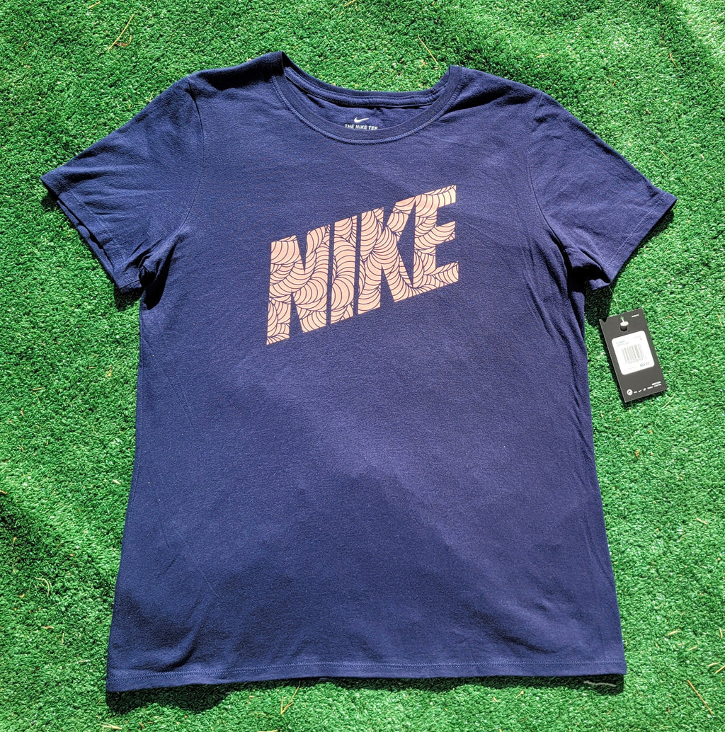 Navy And Coral NIKE T Shirt Size MEDIUM