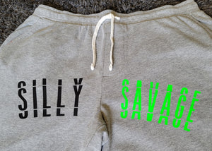 "SEEING DOUBLE" Cotton Blend Shorts By SILLY SAVAGE