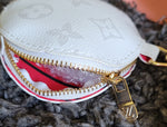 White And Pink "3 Piece" LOUIS VUITTON Shoulder Bag