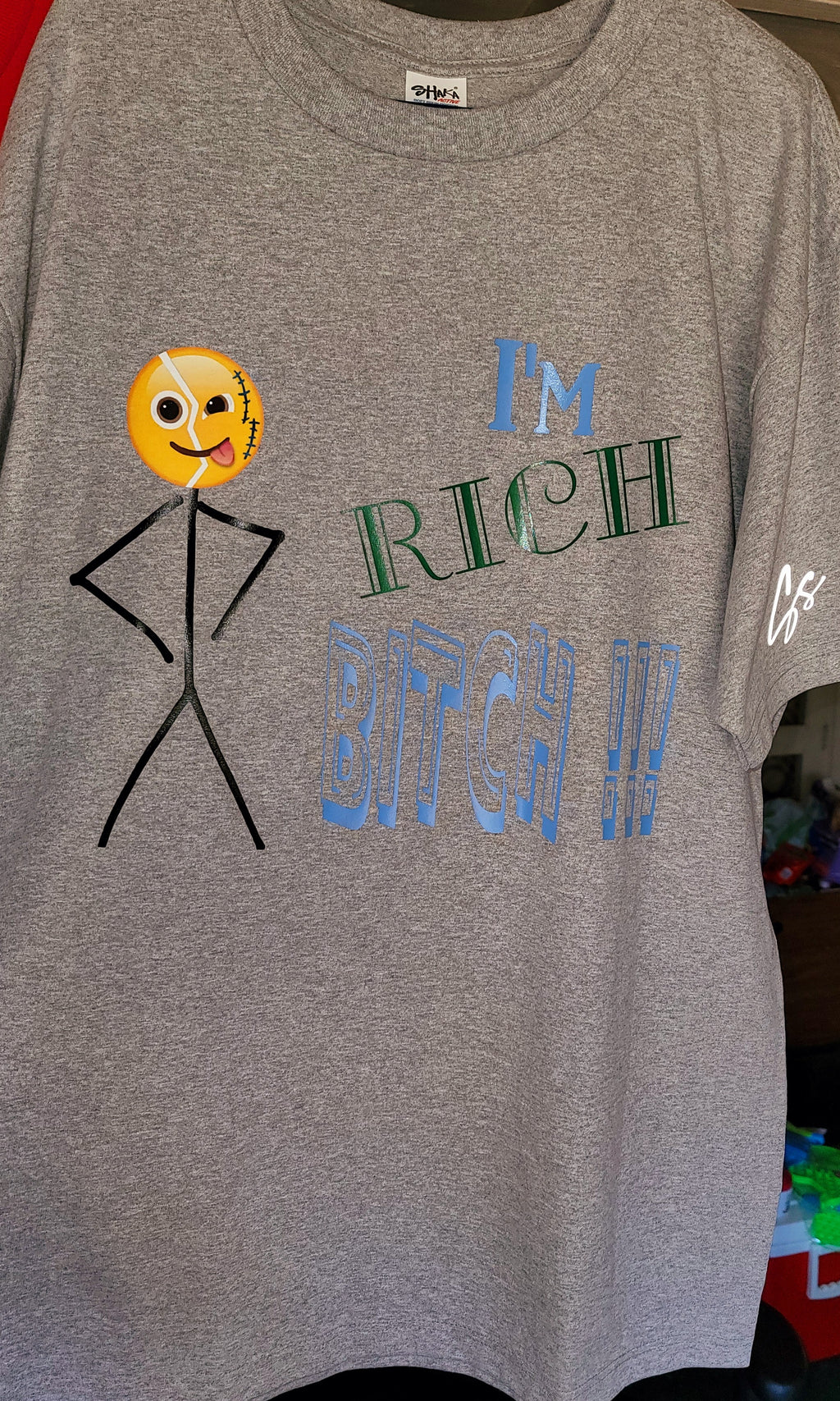 SILLY SAVAGE Custom I'M RICH BITCH T Shirt