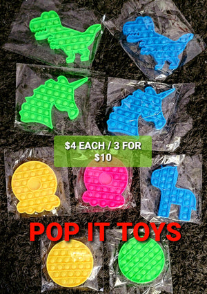 POP IT TOYS ($4 Each Or 3 For $10)