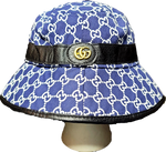 Blue With Black Trim "Gucci Everywhere" Bucket Hat