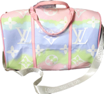 Pink Tie Dye LV Duffle Bag