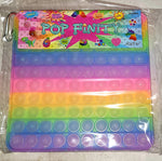 RAINBOW GLITTER POP IT (LARGE)