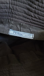 BLACK PRADA BUCKET / FISHERMAN HAT