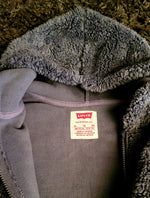 Levi's Gray All Over Fleece (SIZE XL Kids/SMALL Womens)