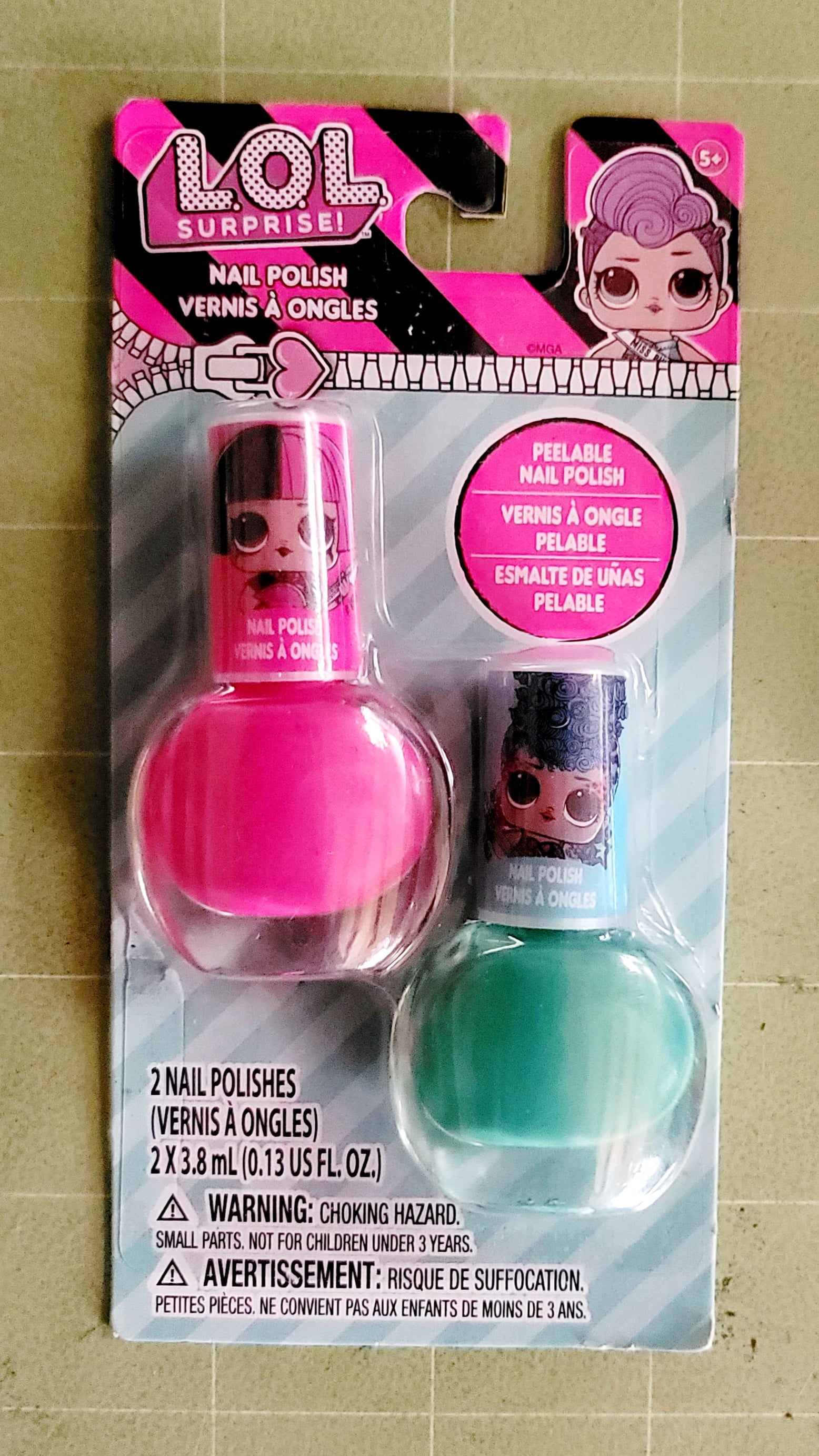 NAIL POLISH W/ STICKERS AND 2 PACK NAIL POLISH