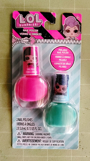 NAIL POLISH W/ STICKERS AND 2 PACK NAIL POLISH