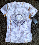 White W/ Gray Tie Dye True Religion T Shirt SIZE SMALL